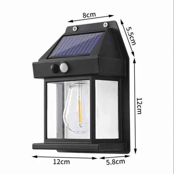 Solarstrahler mit Sensor – Wasserdicht – EcoShine