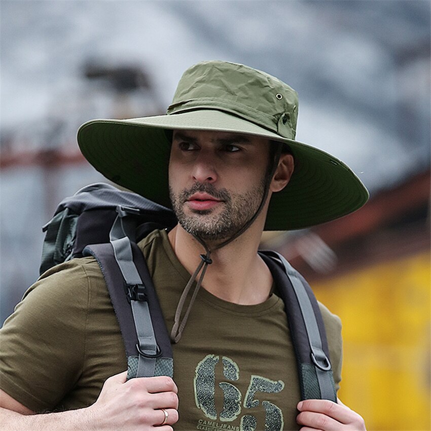 Anglerhut mit UV-Schutz + Schutzärmel – SunProtect