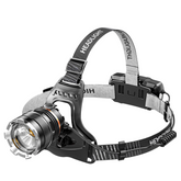 USB Wiederaufladbare Stirnlampe mit Super-Zoom-Leistung