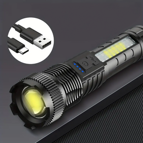 Militärische Laser-Taschenlampe Titanium – Die stärkste der Welt
