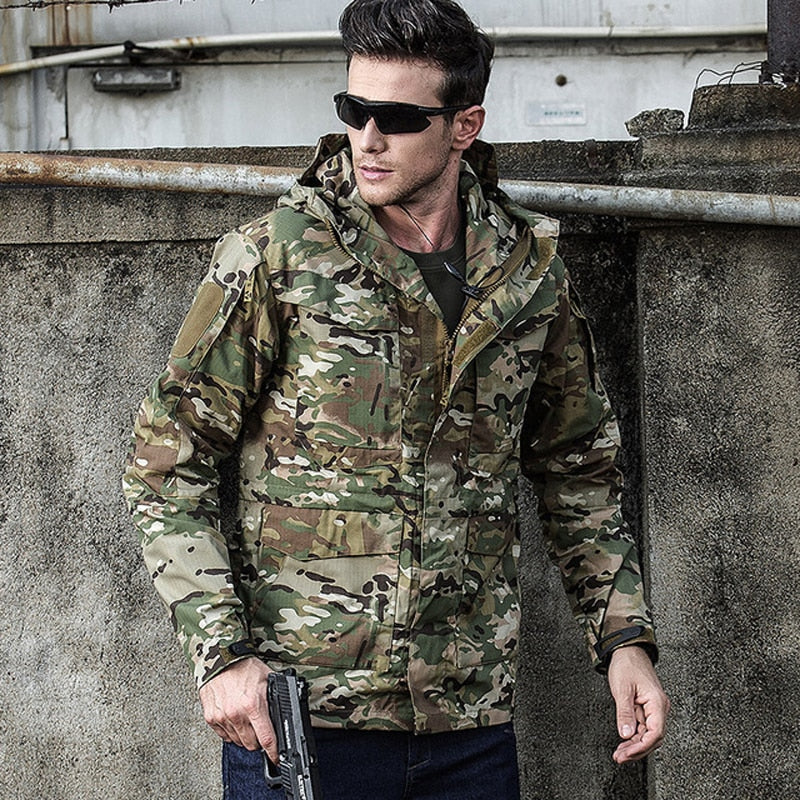 Wasserdichte taktische Militärjacke für Herren