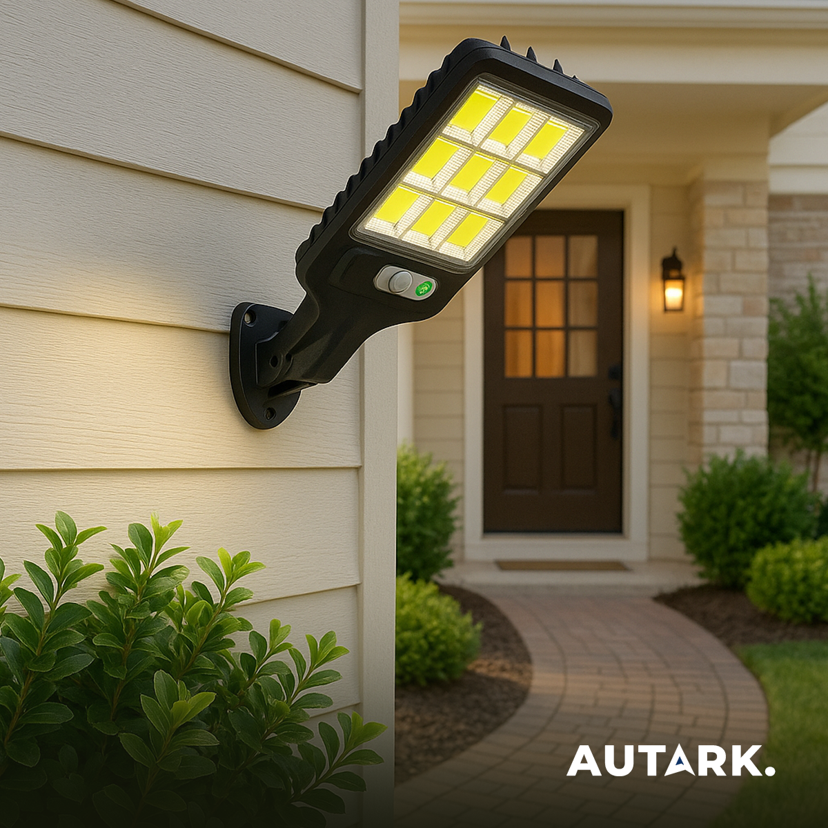 Autark I Solar-LED-Strahler mit energiesparender Beleuchtung