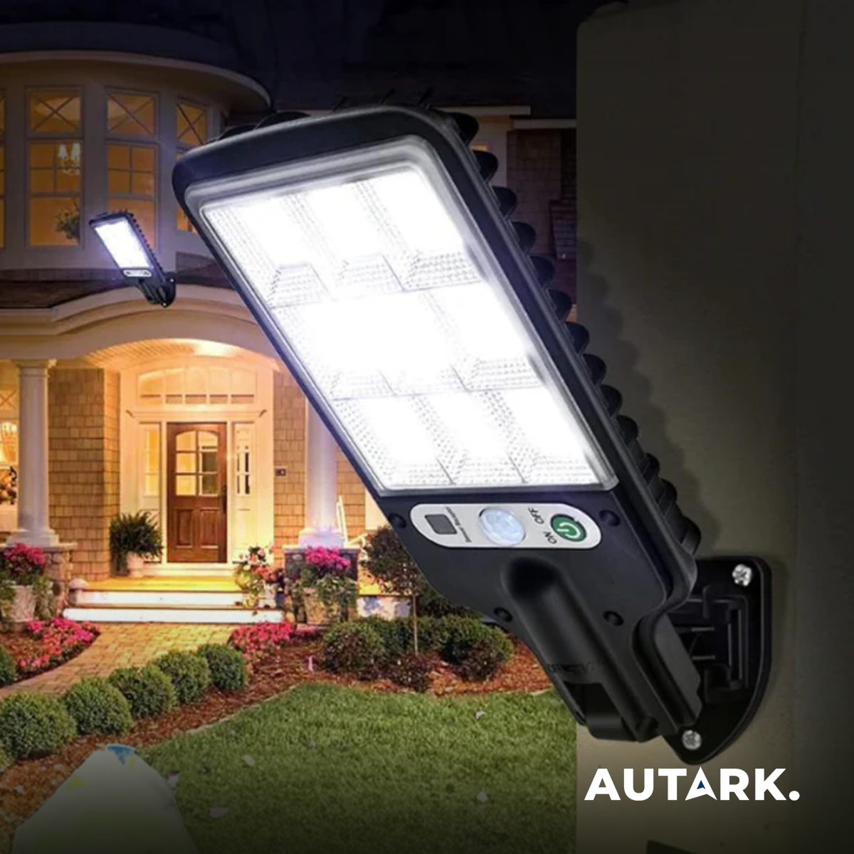 Autark I Solar-LED-Strahler mit energiesparender Beleuchtung